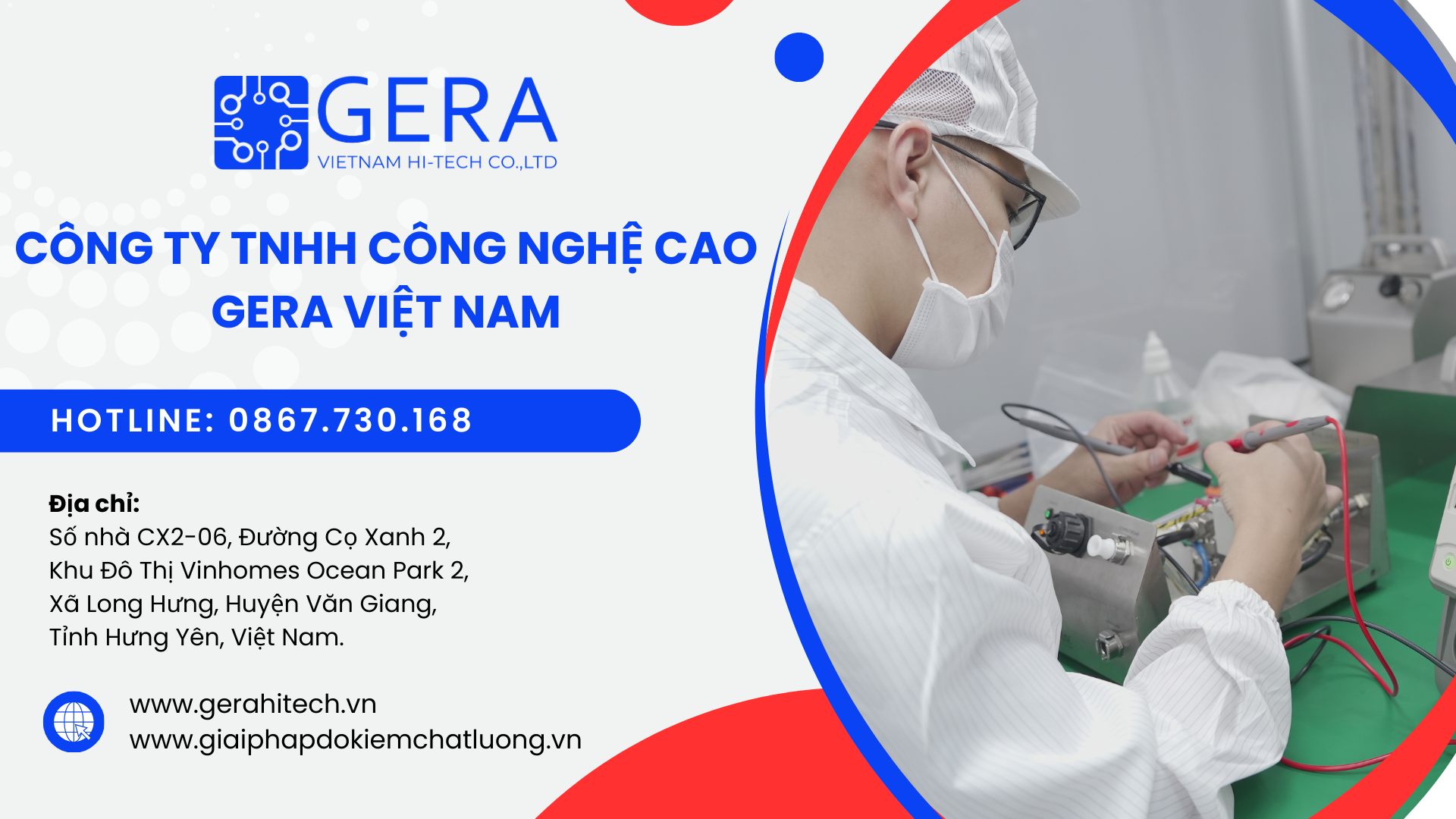 CÔNG TY TNHH CÔNG NGHỆ CAO GERA VIỆT NAM 